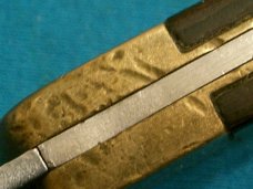 VINTAGE 1960'S 2 LINE 3 PIN INVERTED STAMP 110 BUCK USA LOCKBACK FOLDING HUNTER POCKET KNIFE KNIVES