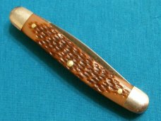 VINTAGE FRONTIER 4221 IMPERIAL USA TRAPPER FOLDING POCKET KNIFE KNIVES OLD