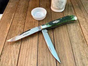 Great Eastern Cutlery Northfield 48 2 blade Weasel Sweet Pickle Green Bone BD41