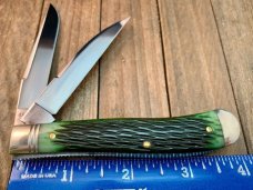 Great Eastern Cutlery Northfield 48 2 blade Weasel Sweet Pickle Green Bone BD41 Great Eastern Cutlery Northfield 48 2 blade Weasel Sweet Pickle Green Bone BD41