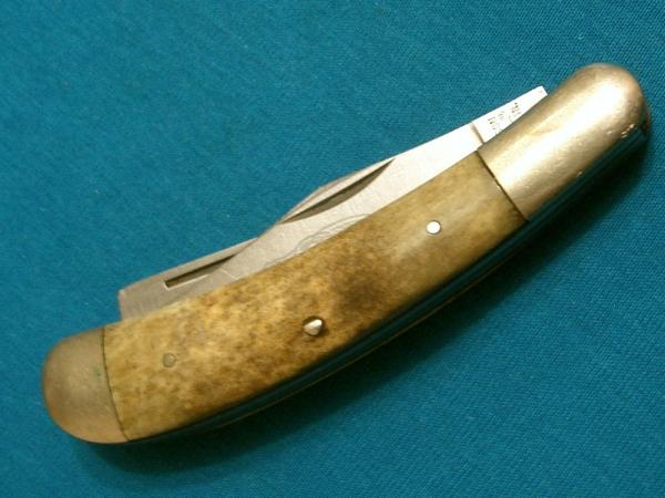 VINTAGE STAG PARKER & SON EAGLE BRAND M-1500 JAPAN RAZOR TEXAS TRAPPER FOLDING POCKET KNIFE KNIVES
