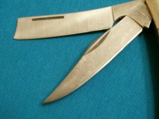 VINTAGE STAG PARKER & SON EAGLE BRAND M-1500 JAPAN RAZOR TEXAS TRAPPER FOLDING POCKET KNIFE KNIVES