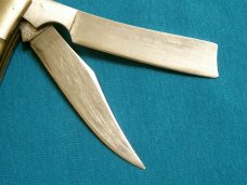 VINTAGE STAG PARKER & SON EAGLE BRAND M-1500 JAPAN RAZOR TEXAS TRAPPER FOLDING POCKET KNIFE KNIVES