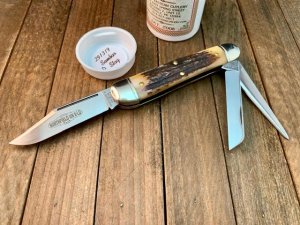 Great Eastern Cutlery Northfield Stockyard Whittler 29 Sambar Stag BD42