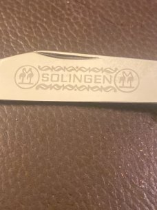 Kissing Crane Solingen Gernany 1981 2735XX Very Fat Stag Whittler With Three Blades & Sheild 