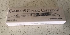 VINTAGE BONE CAMILLUS USA CLASSIC CARTRIDGE CCC-3 7mm MAUSER/NOS/“ MINT to THE BONE “ VINTAGE BONE CAMILLUS USA CLASSIC CARTRIDGE CCC-3 7mm MAUSER/NOS/“ MINT to THE BONE “