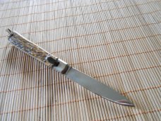INOX Auto Knife-Bone Handles-Broken Spring