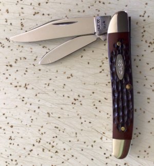VINTAGE CASE XX USA 10 DOT 1980 62087 JACK KNIFE/ “MIRROR KNIFE”