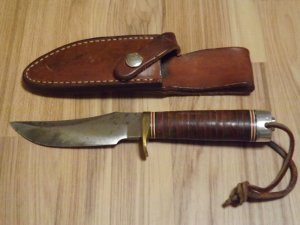 Vintage Black Jack Classic Knives Stalker Fixed Blade