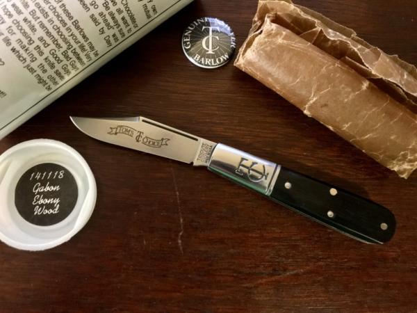 Great Eastern Cutlery Tidioute #141118 TC Lick Creek Barlow, Gabon Ebony Handle, New (GEC 14) Great Eastern Cutlery Tidioute #141118 TC Lick Creek Barlow, Gabon Ebony Handle, New (GEC 14)