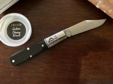Great Eastern Cutlery Tidioute #141118 TC Lick Creek Barlow, Gabon Ebony Handle, New (GEC 14) Great Eastern Cutlery Tidioute #141118 TC Lick Creek Barlow, Gabon Ebony Handle, New (GEC 14)