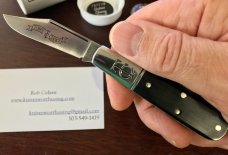 Great Eastern Cutlery Tidioute #141118 TC Lick Creek Barlow, Gabon Ebony Handle, New (GEC 14) Great Eastern Cutlery Tidioute #141118 TC Lick Creek Barlow, Gabon Ebony Handle, New (GEC 14)