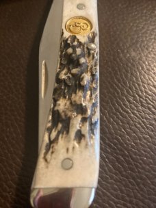 2007 Canal Street Half Moon Pie Trapper Samnar Stag Handles Limited Edition #19  Gold Sheild NIB