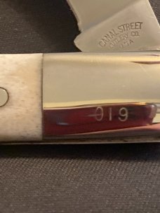2007 Canal Street Half Moon Pie Trapper Samnar Stag Handles Limited Edition #19  Gold Sheild NIB