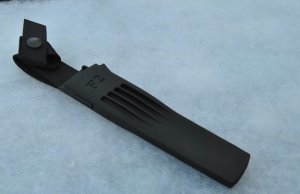 Fallkniven Sheath F2 Never Used Black Fiber With Nylon Keeper And Snap