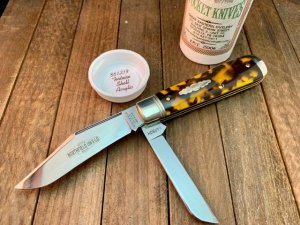 Great Eastern Cutlery Northfield 86 Oil Field Jack Tortious Shell Acrylic  BD50