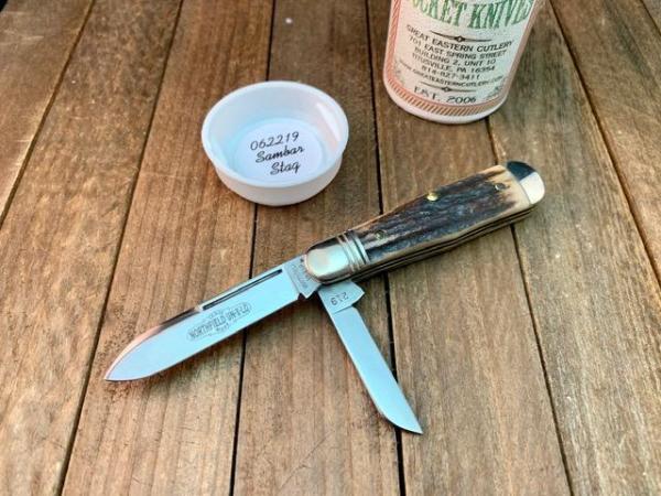 Great Eastern Cutlery Northfield Pemberton O6 2 Blade Stag BD46 Great Eastern Cutlery Northfield Pemberton O6 2 Blade Stag BD46