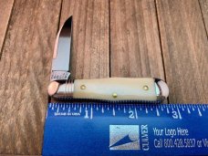 Great Eastern Cutlery Northfield Pemberton Smooth White Bone 1 Blade BD48 Great Eastern Cutlery Northfield Pemberton Smooth White Bone 1 Blade BD48