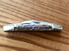 Adler MFTR Small Congess Whittler Stag Handle Knife Adler MFTR Small Congess Whittler Stag Handle Knife