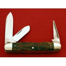 CATTARAUGUS CUTLERY CO LITTLE VALLEY NY 32209G Genuine Bone CATTLE STOCKMAN w/Punch Knife 1886/1963