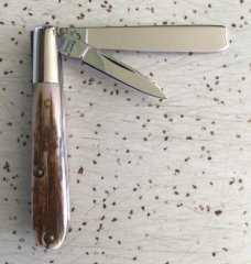 SCHATT & MORGAN QUEEN CUT CO 2008 “MASTADON IVORY” RAZOR/MINI BARLOW POCKET KNIFE/1 of 600/SWEET PC SCHATT & MORGAN QUEEN CUT CO 2008 “MASTADON IVORY” RAZOR/MINI BARLOW POCKET KNIFE/1 of 600/SWEET PC