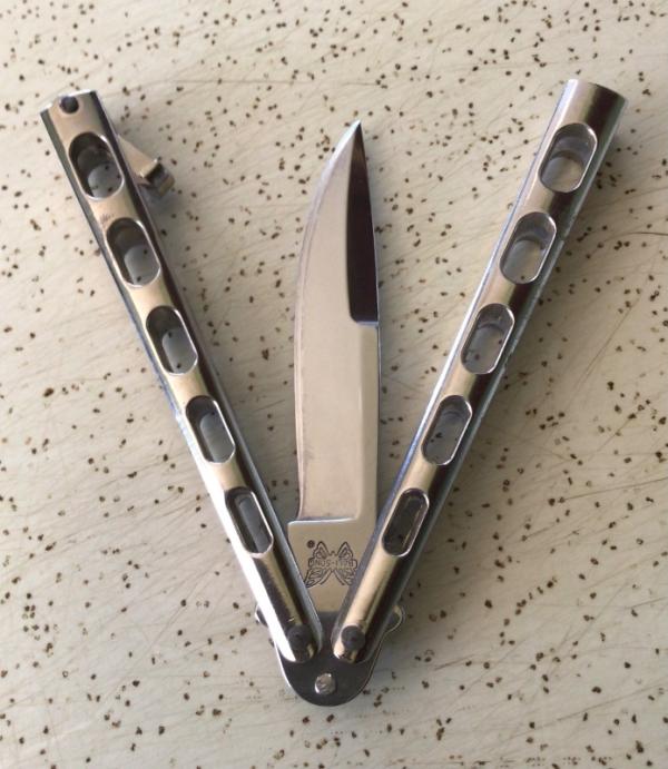 VINTAGE BENCHMADE USA BALI-SONG BUTTERFLY KNIFE/ SWEET N “NASTY” VINTAGE BENCHMADE USA BALI-SONG BUTTERFLY KNIFE/ SWEET N “NASTY”