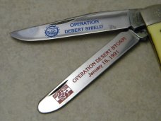 Case XX USA  3254 War in the Gulf 1990 Trapper Knife NIB