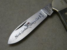 Boker Solingen Germany Stainless Bone 1984 North Carolina Cutlery Club Canoe Knife in Box Boker Solingen Germany Stainless Bone 1984 North Carolina Cutlery Club Canoe Knife in Box