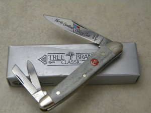 Boker Solingen Germany Bone 1991 North Carolina Cutlery Club Whittler Knife in Box