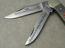 Boker Solingen Germany Stainless Bone 1985 North Carolina Cutlery Club Copperhead Knife in Box Boker Solingen Germany Stainless Bone 1985 North Carolina Cutlery Club Copperhead Knife in Box