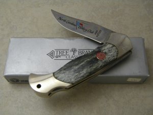 Boker Solingen Germany Bone 1989 North Carolina Cutlery Club Lockback Knife