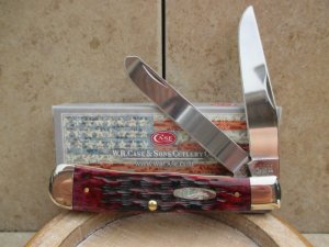 CASE  Crimson Bone Peach Seed Jig Trapper (6254 SS) 