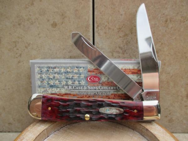 CASE Crimson Bone Peach Seed Jig Trapper (6254 SS) CASE Crimson Bone Peach Seed Jig Trapper (6254 SS)