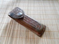  Kabar 1189 Lockback Knife with Leather pouch