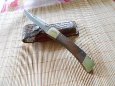  Kabar 1189 Lockback Knife with Leather pouch
