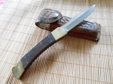  Kabar 1189 Lockback Knife with Leather pouch
