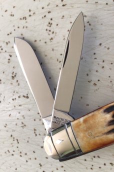 VINTAGE STAG WINCHESTER 350101 1996 NKCA  WHITTLER POCKET KNIFE/LTD EDIT 1 of 1675/“MINT 2 THE BONE”