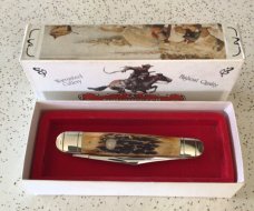 VINTAGE STAG WINCHESTER 350101 1996 NKCA WHITTLER POCKET KNIFE/LTD EDIT 1 of 1675/“MINT 2 THE BONE” VINTAGE STAG WINCHESTER 350101 1996 NKCA WHITTLER POCKET KNIFE/LTD EDIT 1 of 1675/“MINT 2 THE BONE”