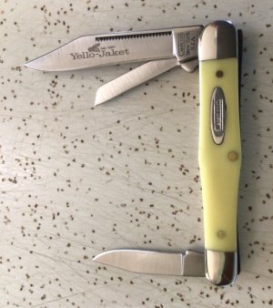 VINTAGE CAMILLUS NY USA #72 “YELLO-JAKET” WHITTLER POCKET KNIFE/NOS/“ 1st x OUT OF THE BOX “