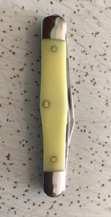 VINTAGE CAMILLUS NY USA #72 “YELLO-JAKET” WHITTLER POCKET KNIFE/NOS/“ 1st x OUT OF THE BOX “ VINTAGE CAMILLUS NY USA #72 “YELLO-JAKET” WHITTLER POCKET KNIFE/NOS/“ 1st x OUT OF THE BOX “