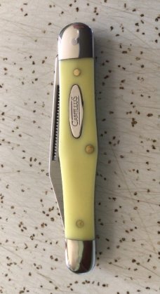 VINTAGE CAMILLUS NY USA #72 “YELLO-JAKET” WHITTLER POCKET KNIFE/NOS/“ 1st x OUT OF THE BOX “ VINTAGE CAMILLUS NY USA #72 “YELLO-JAKET” WHITTLER POCKET KNIFE/NOS/“ 1st x OUT OF THE BOX “