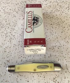 VINTAGE CAMILLUS NY USA #72 “YELLO-JAKET” WHITTLER POCKET KNIFE/NOS/“ 1st x OUT OF THE BOX “ VINTAGE CAMILLUS NY USA #72 “YELLO-JAKET” WHITTLER POCKET KNIFE/NOS/“ 1st x OUT OF THE BOX “