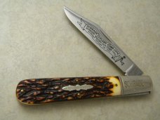 Schrade + NY USA 280 Staglon 80th Anniversary 1904-1984 Daddy Barlow Knife in Box