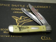 Case XX USA 3254 Space Shuttle Challenger 7 Trapper Knife NIB Case XX USA 3254 Space Shuttle Challenger 7 Trapper Knife NIB