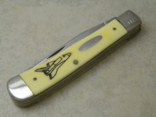 Case XX USA 3254 Space Shuttle Challenger 7 Trapper Knife NIB Case XX USA 3254 Space Shuttle Challenger 7 Trapper Knife NIB