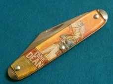 VINTAGE USA EDDIE DEAN WESTERN COWBOY NOVELTY ADVERTISING FOLDING JACK POCKET KNIFE KNIVES OLD D VINTAGE USA EDDIE DEAN WESTERN COWBOY NOVELTY ADVERTISING FOLDING JACK POCKET KNIFE KNIVES OLD D