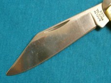VINTAGE USA GAIL DAVIS WESTERN COWBOY NOVELTY ADVERTISING FOLDING JACK POCKET KNIFE KNIVES OLD D