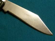 VINTAGE USA GAIL DAVIS WESTERN COWBOY NOVELTY ADVERTISING FOLDING JACK POCKET KNIFE KNIVES OLD D