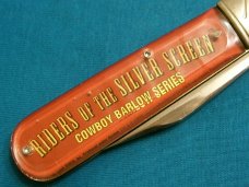VINTAGE USA LONE RANGER MASTER BARLOW WESTERN COWBOY ADVERTISING FOLDING POCKET KNIFE KNIVES OLD AD VINTAGE USA LONE RANGER MASTER BARLOW WESTERN COWBOY ADVERTISING FOLDING POCKET KNIFE KNIVES OLD AD