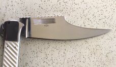 VINTAGE JOE KIOUS USA CUSTOM MADE LARGE NAVAJA STYLE FOLDING HUNTING KNIFE/ “ BIG and BEAUTIFUL “ VINTAGE JOE KIOUS USA CUSTOM MADE LARGE NAVAJA STYLE FOLDING HUNTING KNIFE/ “ BIG and BEAUTIFUL “